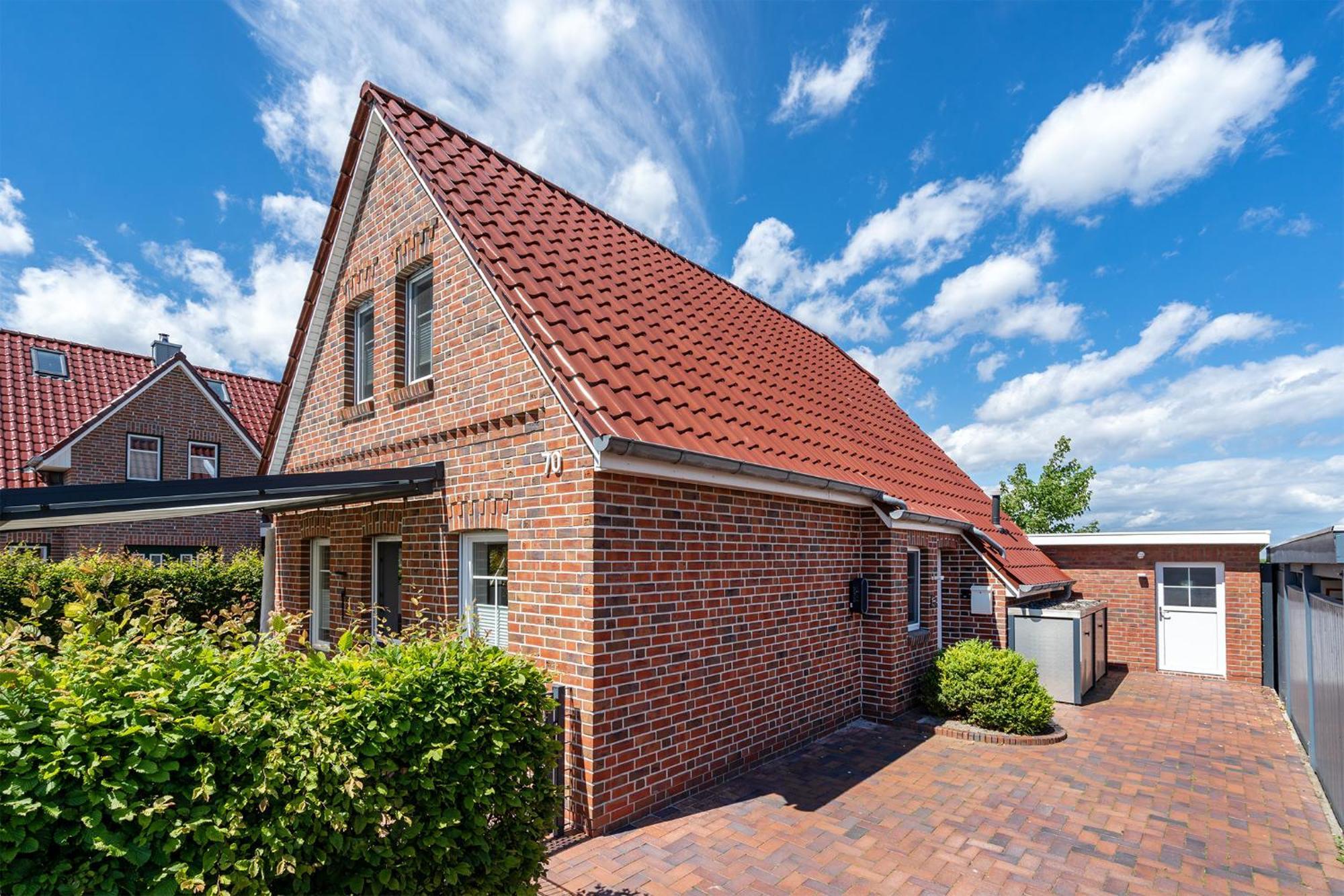 Deichblick Villa Greetsiel Exterior foto